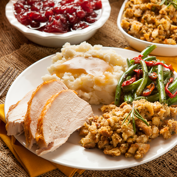 Picture of Thanksgiving Holiday Plate Dinner (Serves 2)